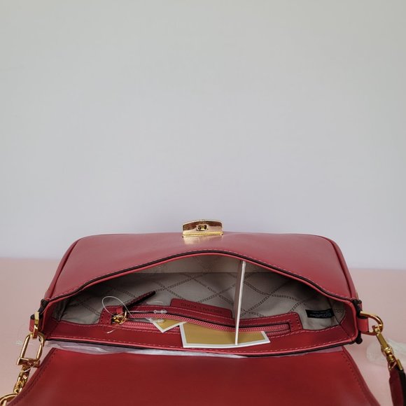 MICHAEL KORS Bradshaw Woven Smooth Leather Convertible Bag-🎈⭐SALE $178. - Picture 15 of 16